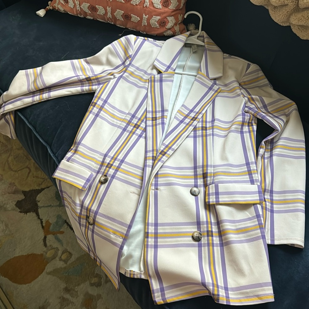 Plaid Blazer